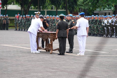 Panglima TNI Pimpin Sertijab Danpaspampres Foto: Mabes TNI