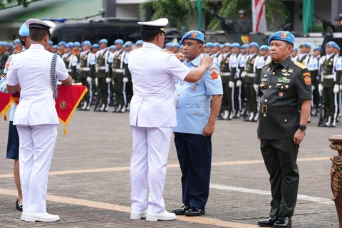 Panglima TNI Pimpin Sertijab Danpaspampres Foto: Mabes TNI