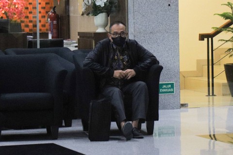 Rafael Alun Trisambodo usai menjalani pemeriksaan di Gedung KPK, Jakarta, Rabu (1/3/2023). Foto: Jamal Ramadhan/kumparan