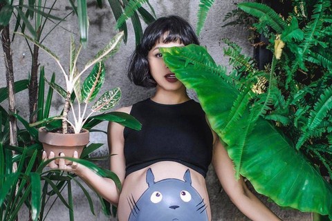 Potret maternity Andien Aisyah. Foto: Instagram/@andienaisyah