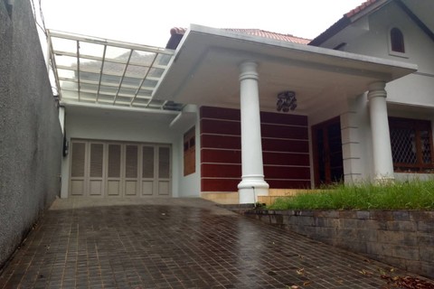 Salah satu aset rumah milik Rafael Alun Trisambodo di Jalan Wijaya 4/12 Kelurahan Melawai, Kebayoran Baru, Jakarta Selatan. Foto: Ananta Erlangga/kumparan