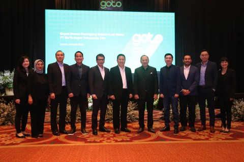Dewan Komisaris dan Direksi PT GoTo Gojek Tokopedia Tbk (GOTO). Foto: GoTo