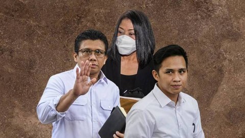 Ferdy Sambo dan Putri Chandrawathi vs Richard Eliezer. Foto: ANTARA dan kumparan