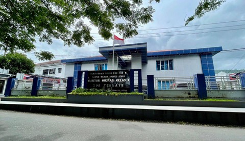 Kantor Imigrasi Kelas I TPI Ternate. Foto: Samsul/cermat