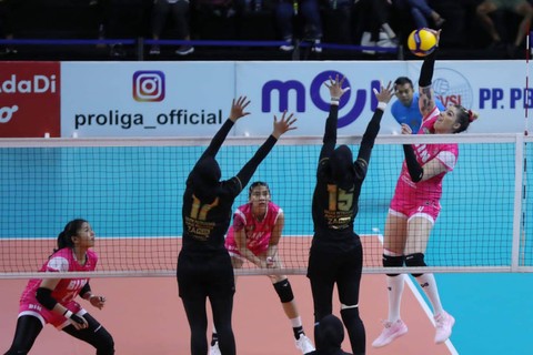 Jakarta BIN berhasil membalas dengan setelah memenangkan dari Gresik Petrokimia Pupuk Indonesia dengan skor 3-2, Kamis(2/3/2023). Foto: Dok. Istimewa