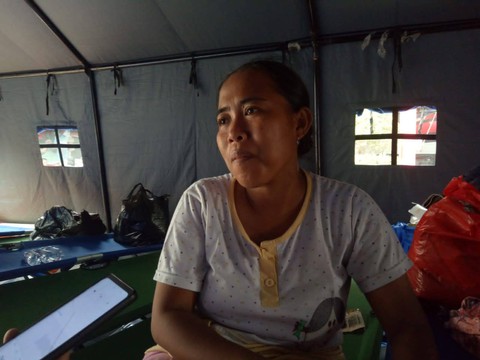 Nur Hasanah korban kebakaran Depo Pertamina Plumpang. Foto: Ananta Erlangga/kumparan