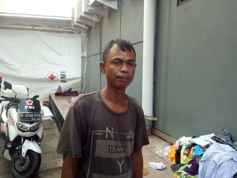 Sugiharto korban kebakaran Depo Pertamina Plumpang. Foto: Ananta Erlangga/kumparan