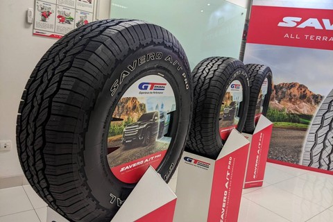 PT Gajah Tunggal Tbk., merilis ban SUV terbaru GT Radial Savero A/T Pro. Foto: Sena Pratama/kumparan