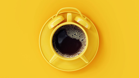 Ilustrasi jam ngopi. Foto: aanbetta/shutterstock