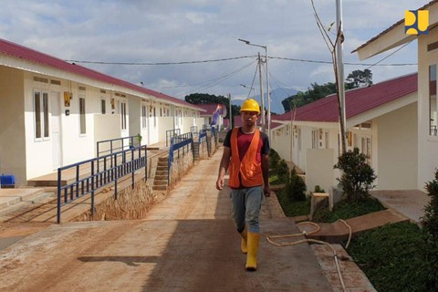 Rumah buat korban terdampak gempa Cianjur. Dok: PUPR