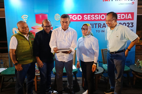 Direksi Mitratel dalam FGD Session Media di Bali. Foto: Muhammad Darisman/kumparan