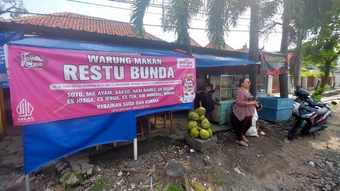 Warung yang diutangi mandor Masjid Zayed Solo hingga Rp 150 juta. Foto: Dok. Istimewa