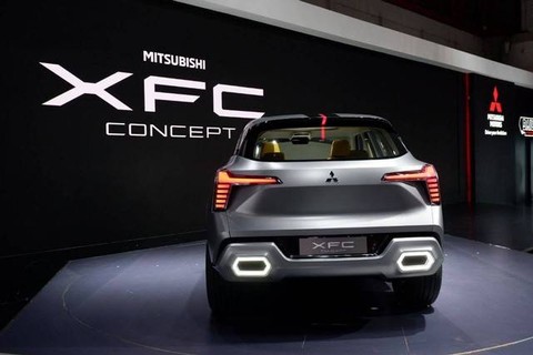 Tampak belakang Mitsubishi XFC Concept. Foto: dok. kumparan