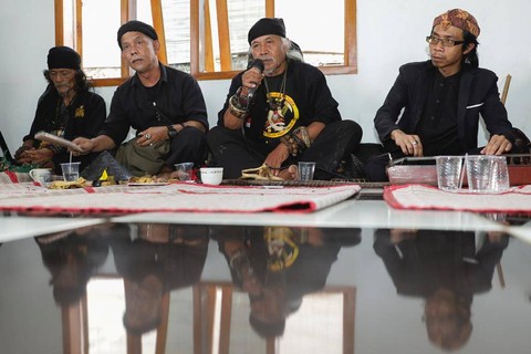 Masyarakat Budaya Sunda di Jawa Barat menggelar deklarasi Ganjar Pranowo Sebagai Presiden 2024 di 95 Resto, Kabupaten Sumedang Jawa Barat, pada Sabtu (18/3/2023). Foto: Dok. Istimewa