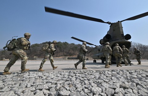 Tentara AS.  Foto: Jung Yeon-je / AFP
