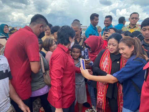 Puan Maharani menjadi Ketua DPR RI pertama yang berkunjung ke Sintang. Foto: Yusrizal/Hi!Pontianak