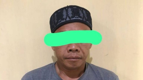 IR (37) ditangkap polisi karena penyalahgunaan narkoba jenis sabu. Foto: Istimewa
