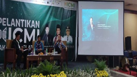 Talkshow "Peran Ikatan Cendekiawan Muslim Indonesia Organisasi Daerah Jakarta Selatan (ICMI Orda Jaksel) dalam Melahirkan SDM Unggul di Era Society 5.0", Jumat (17/3/2023). Foto: Dok. Istimewa