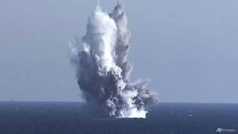 Uji hulu ledak Korea Utara. Foto: Kantor Berita Pusat Korea/Layanan Berita Korea via AP