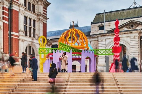 Ramadhan Pavilion 2023 di Museum Victoria dan Albert. Foto: Instagram/@shahed.saleem