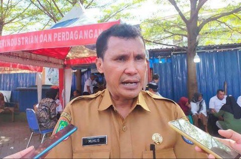 Kepala Disperindag Kota Ternate, Muchlis Djumadil. Foto: Istimewa