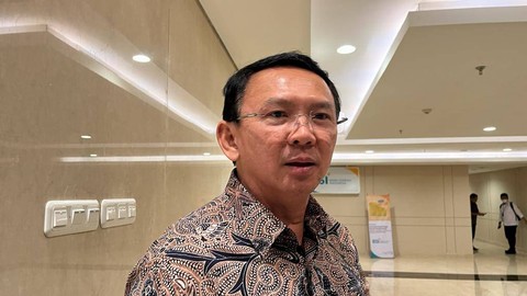 Komisaris Utama Pertamina, Basuki Tjahaja Purnama, saat Sosialisasi Peraturan Menteri BUMN Tahun 2023, Senin (27/3/2023). Foto: Fariza Rizky Ananda/kumparan