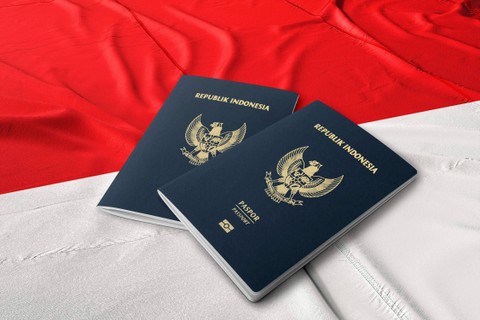 Ilustrasi e-paspor Indonesia. Foto: justit/Shutterstock