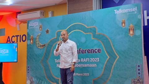 Andry P. Santoso, General Corporate Social Responsibilty Telkomsel. Foto: Rian Ramadhan/kumparan
