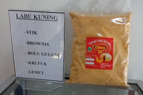 Tepung labu kuning bebas gluten inovasi Nur Hayati saat pandemi (Dewi Lestari/Kumparan)