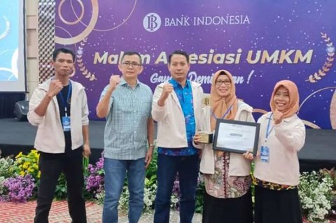 Elbina termasuk dalam 100 UKM unggulan Jateng pada Malam Apresiasi UMKM Bank Indonesia (@elbina.official/Instagram)