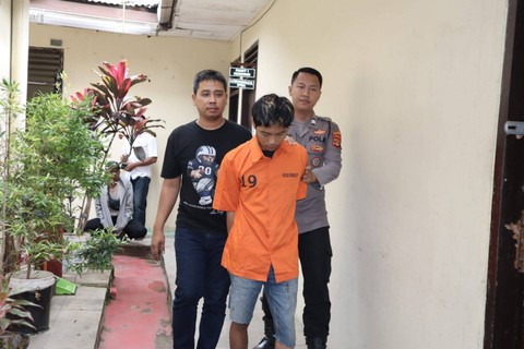 Pelaku pencurian di 27 TKP ditangkap. | Foto: Dok Polres Pringsewu