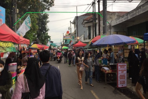 Suasana Kampung Ramadhan Jogokariyan (KRJ), Yogyakarta, Minggu (2/4). Foto: Arfiansyah Panji Purnandaru/kumparan