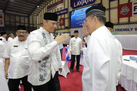 Ketua Umum Partai Demokrat Agus Harimurti Yudhoyono (AHY) di Cikeas, Jawa Barat, Sabtu (1/4).  Foto: Partai Demokrat