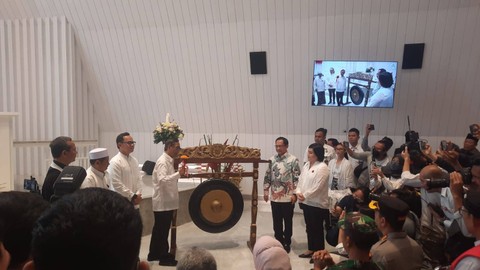 Menko Polhukam Mahfud MD, Mendagri Tito Karnavian dan Wali Kota Bogor Bima Arya hadir di acara peresmian GKI Bogor Barat atau GKI Yasmin pada Minggu (9/4/2023). Foto: Dok. Istimewa