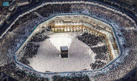 Suasana di Masjidil Haram saat Ramadhan. Foto: spa.gov.sa/