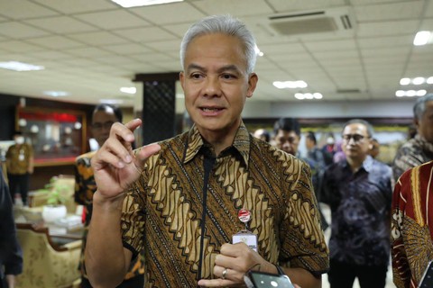 Ganjar Pranowo setelah melakukan penandatanganan Mou tentang Pajak. Foto: Dok. Istimewa