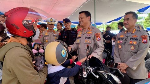 Pemudik motor via Pelabuhan Ciwandan mengalir lancar. Foto: Dok. ASDP 
