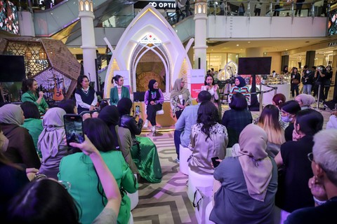 Suasana acara 'Ngobrol Bareng Perempuan' Foto: Jamal Ramadhan/kumparan