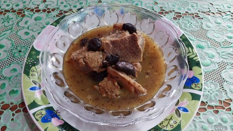 Lauk yang menjadi salah satu favorit kalangan kerajaan Sekada. Foto: Dina Mariana/Hi!Pontianak