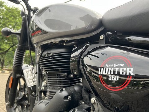 Motor Royal Enfield Hunter 350. Foto: Sena Pratama/kumparan