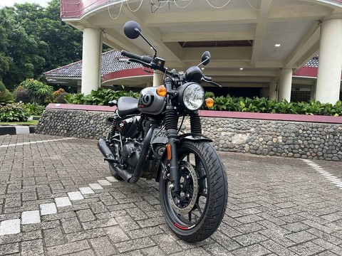 Motor Royal Enfield Hunter 350. Foto: Sena Pratama/kumparan