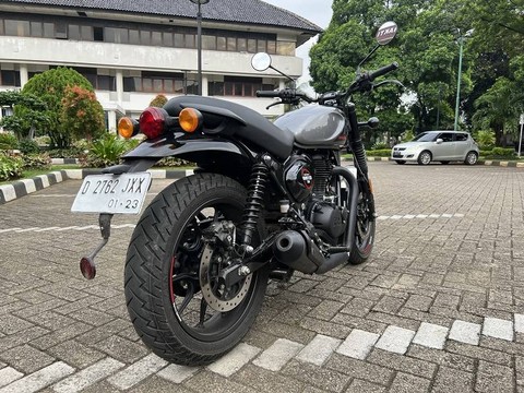 Motor Royal Enfield Hunter 350. Foto: Sena Pratama/kumparan