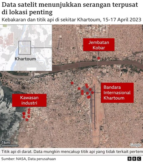 Konflik Sudan: Militer AS Mengevakuasi Diplomatnya dari Khartoum