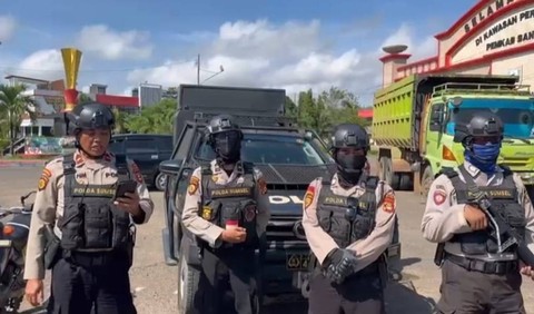 Tim patroli keamanan Polda Sumsel, (ist)