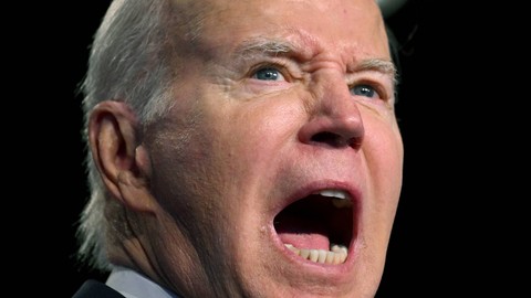 Presiden AS Joe Biden berbicara tentang penciptaan pekerjaan manufaktur baru di Washington Hilton di Washington, DC, 25 April 2023. Foto: Jim Watson / AFP
