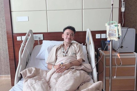 Ruben Onsu sempat dirawat di rumah sakit. Foto: Instagram/@ruben_onsu