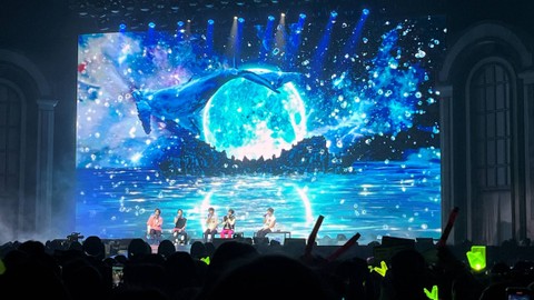 Fan Meeting WayV Phantom in Jakarta di ICE BSD, Tangerang, Sabtu (29/4/2023). Foto: Nurlaela/kumparan