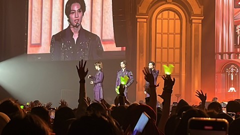 Fan Meeting WayV Phantom in Jakarta di ICE BSD, Tangerang, Sabtu (29/4/2023). Foto: Nurlaela/kumparan