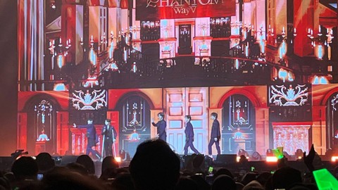 Fan Meeting WayV Phantom in Jakarta di ICE BSD, Tangerang, Sabtu (29/4/2023). Foto: Nurlaela/kumparan