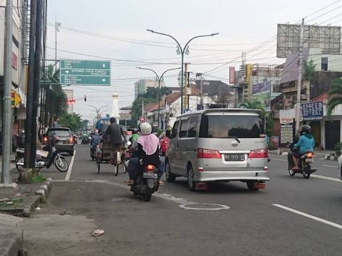 Ilustrasi kondisi lalu lintas di Yogyakarta. Foto: Widi RH Pradana